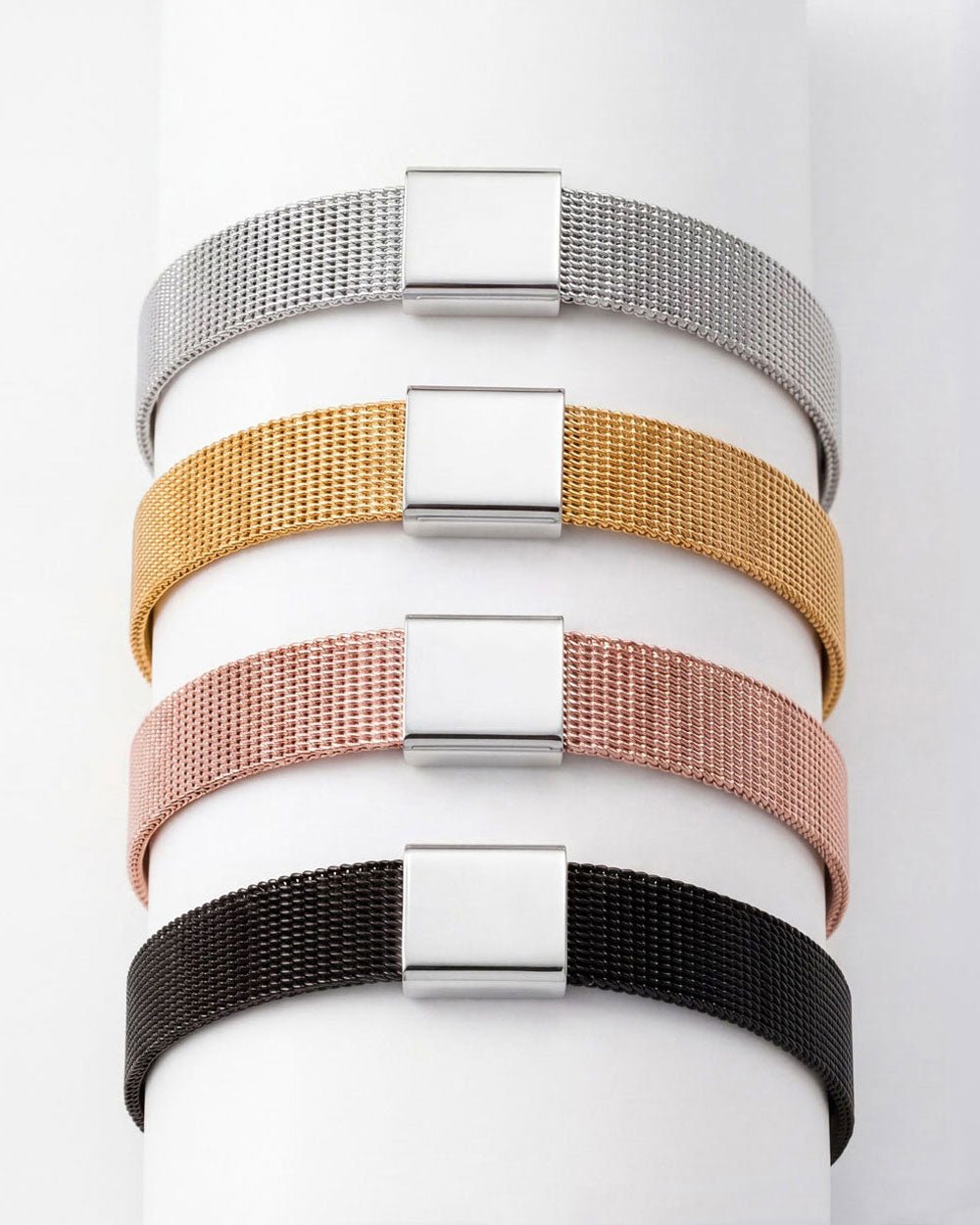 Lima Mesh Bracelet Birth Details - MILA CANTES