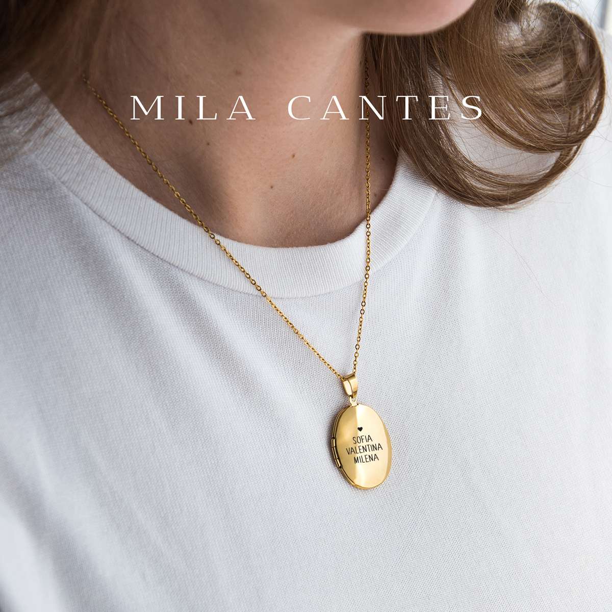 OVAL LOCKET | Loved Ones - MILA CANTES